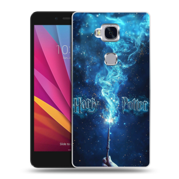 Силиконовый чехол на Huawei Honor 5X с принтом Harry Potter Гарри Поттер