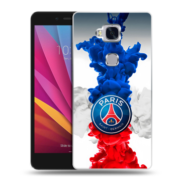 Силиконовый чехол на Huawei Honor 5X с принтом PSG ПСЖ