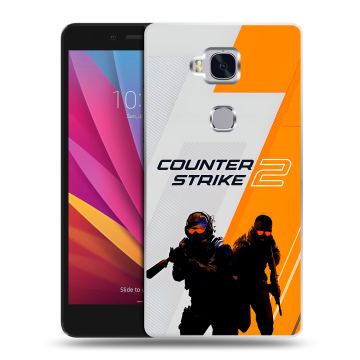 Силиконовый чехол на Huawei Honor 5X с принтом Counter Strike