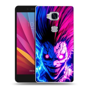 Силиконовый чехол на Huawei Honor 5X с принтом Death note Тетрадь смерти