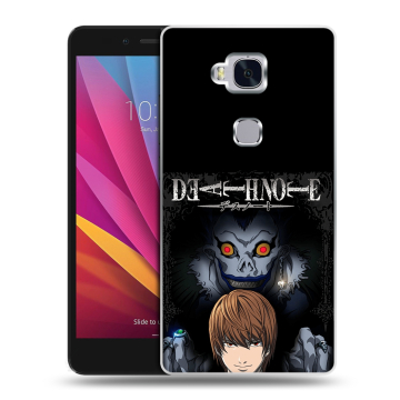Силиконовый чехол на Huawei Honor 5X с принтом Death note Тетрадь смерти