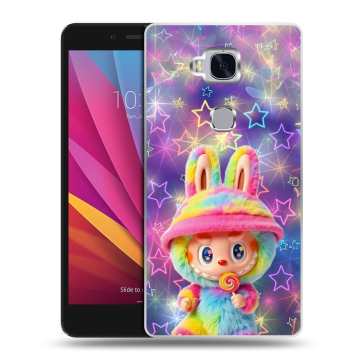 Силиконовый чехол на Huawei Honor 5X с принтом Labubu Лабубу