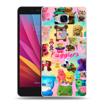 Силиконовый чехол на Huawei Honor 5X с принтом Флагер Fuggler