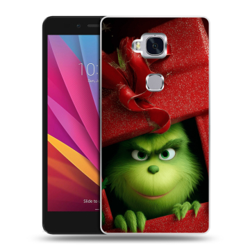 Силиконовый чехол на Huawei Honor 5X с принтом Новый год