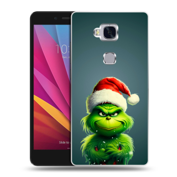 Силиконовый чехол на Huawei Honor 5X с принтом Новый год