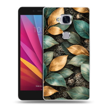 Силиконовый чехол на Huawei Honor 5X с принтом женский