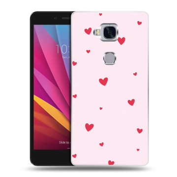 Силиконовый чехол на Huawei Honor 5X с принтом для девочек