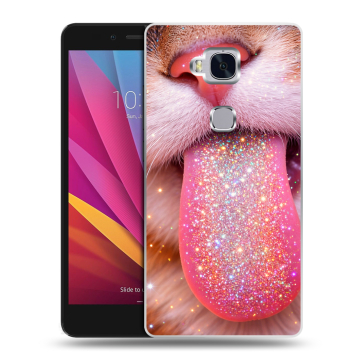 Силиконовый чехол на Huawei Honor 5X с принтом для девочек