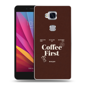 Силиконовый чехол на Huawei Honor 5X с принтом женский