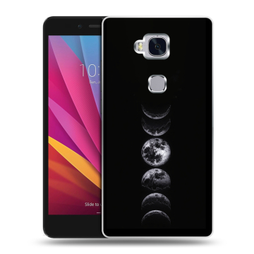 Силиконовый чехол на Huawei Honor 5X с принтом женский