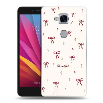 Силиконовый чехол на Huawei Honor 5X с принтом для девочек