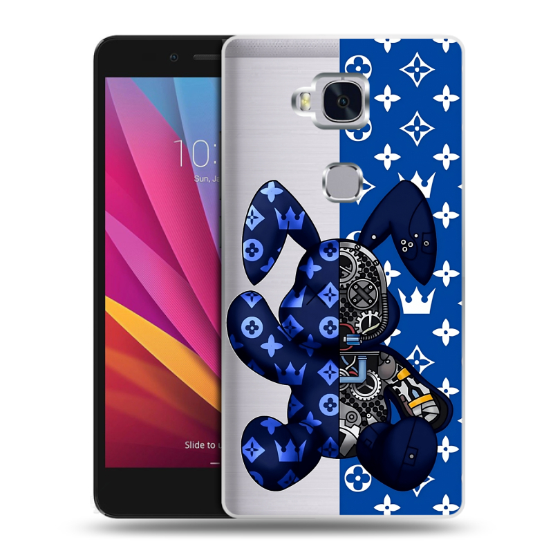 Силиконовый чехол на Huawei Honor 5X с принтом Луи робот Силиконовый чехол на Huawei Honor 5X с принтом Луи робот