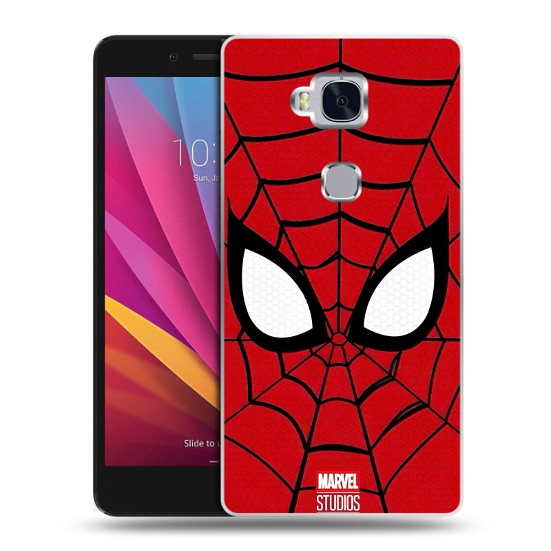 Силиконовый чехол на Huawei Honor 5X с принтом человек паук spiderman Силиконовый чехол на Huawei Honor 5X с принтом человек паук spiderman