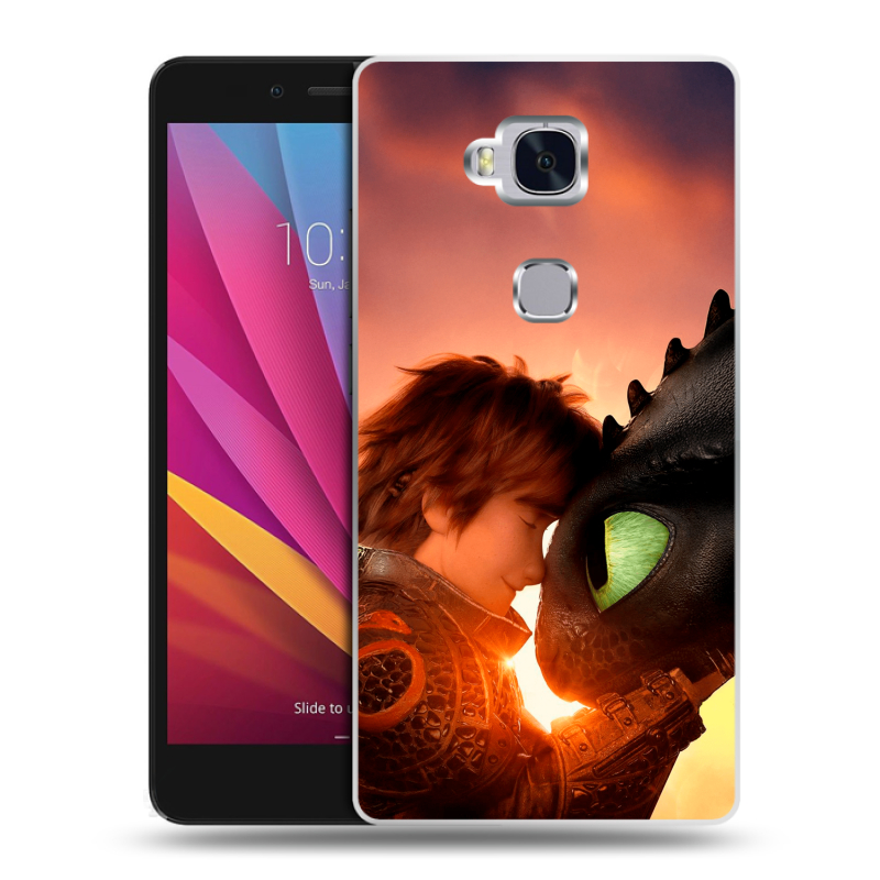 Силиконовый чехол на Huawei Honor 5X с принтом Как приручить дракона Силиконовый чехол на Huawei Honor 5X с принтом Как приручить дракона