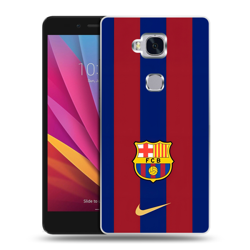 Силиконовый чехол на Huawei Honor 5X с принтом Барселона Barcelona Силиконовый чехол на Huawei Honor 5X с принтом Барселона Barcelona