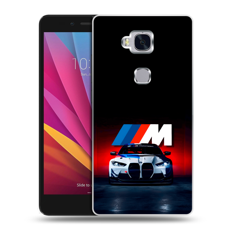 Силиконовый чехол на Huawei Honor 5X с принтом БМВ BMW Силиконовый чехол на Huawei Honor 5X с принтом БМВ BMW