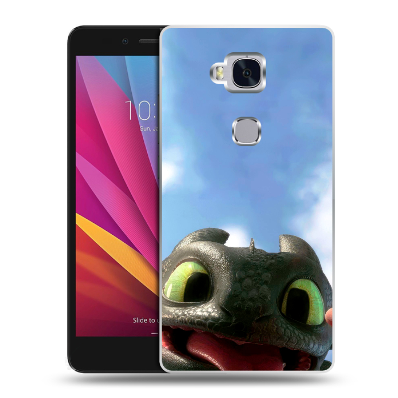 Силиконовый чехол на Huawei Honor 5X с принтом Как приручить дракона Силиконовый чехол на Huawei Honor 5X с принтом Как приручить дракона