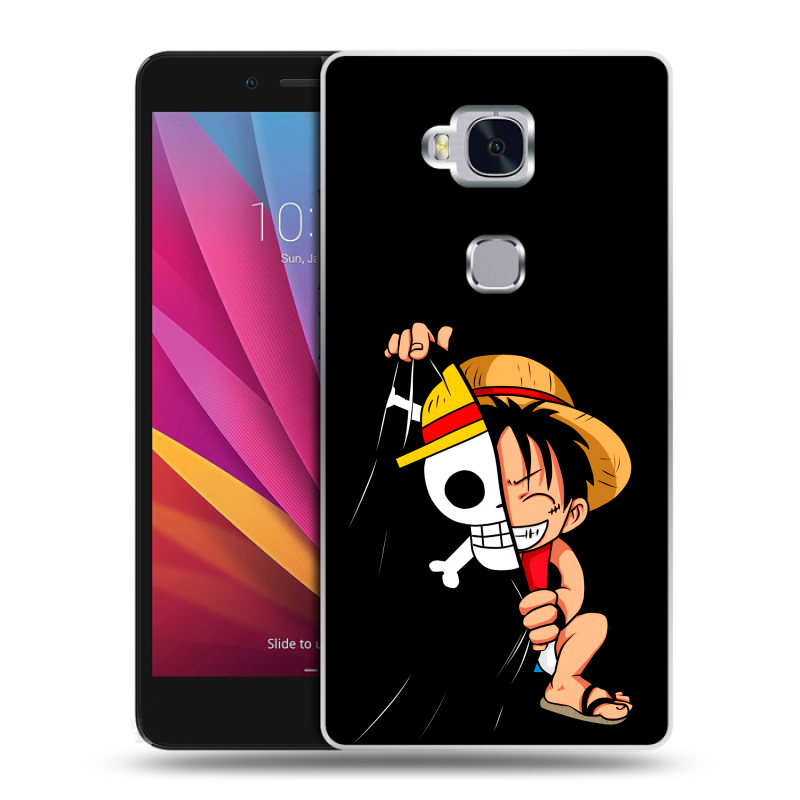 Силиконовый чехол на Huawei Honor 5X с принтом One Piece Ван Пис Силиконовый чехол на Huawei Honor 5X с принтом One Piece Ван Пис