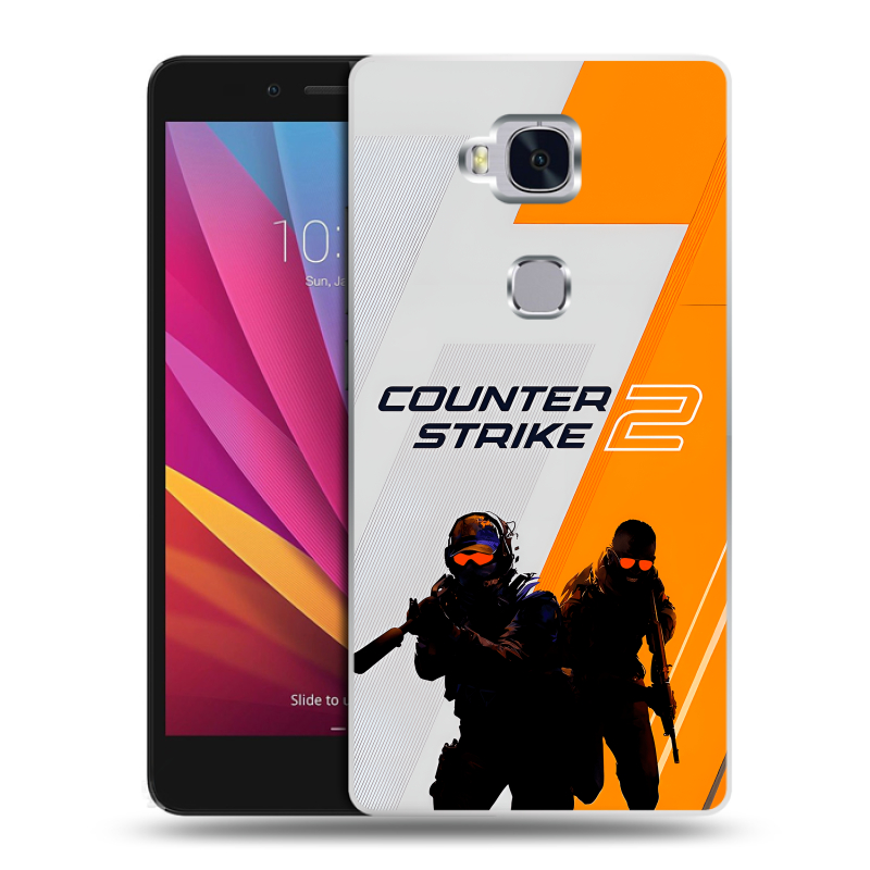 Силиконовый чехол на Huawei Honor 5X с принтом Counter Strike Силиконовый чехол на Huawei Honor 5X с принтом Counter Strike