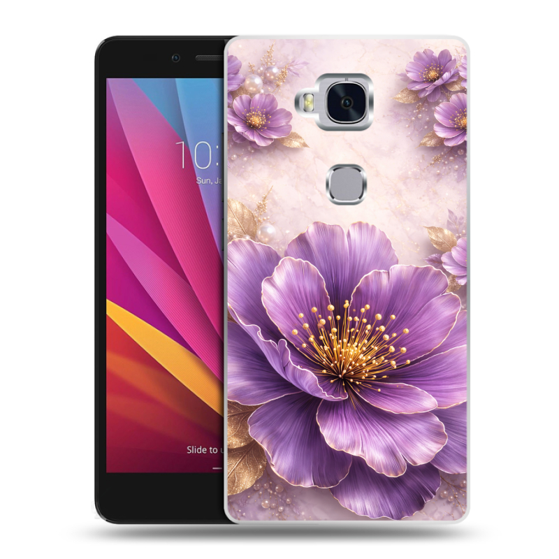 Силиконовый чехол на Huawei Honor 5X с принтом женский Силиконовый чехол на Huawei Honor 5X с принтом женский