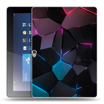 Силиконовый чехол на планшета Huawei MediaPad M2 10 с принтом Геометрия неона Силиконовый чехол на планшета Huawei MediaPad M2 10 с принтом Геометрия неона