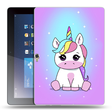 Силиконовый чехол на планшета Huawei MediaPad M2 10 с принтом Единорог Силиконовый чехол на планшета Huawei MediaPad M2 10 с принтом Единорог