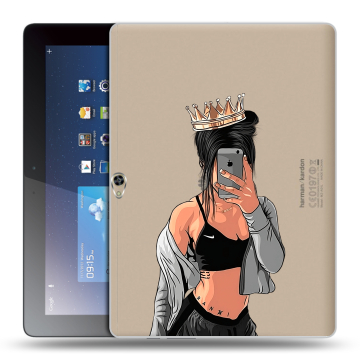 Силиконовый чехол на планшета Huawei MediaPad M2 10 с принтом Женские принты Силиконовый чехол на планшета Huawei MediaPad M2 10 с принтом Женские принты