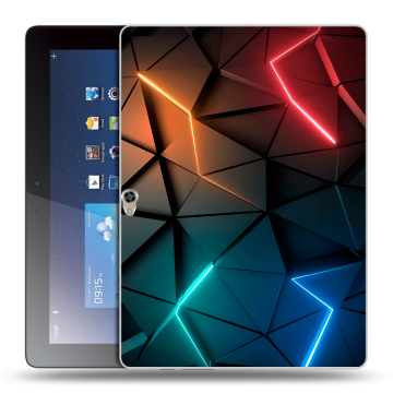 Силиконовый чехол на планшета Huawei MediaPad M2 10 с принтом Абстракция неон Силиконовый чехол на планшета Huawei MediaPad M2 10 с принтом Абстракция неон