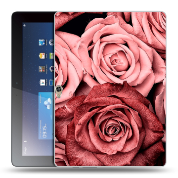 Силиконовый чехол на планшета Huawei MediaPad M2 10 с принтом Цветы розы Силиконовый чехол на планшета Huawei MediaPad M2 10 с принтом Цветы розы