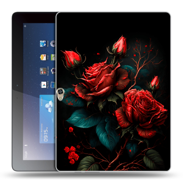 Силиконовый чехол на Huawei MediaPad M2 10 с принтом Розы красные Силиконовый чехол на Huawei MediaPad M2 10 с принтом Розы красные