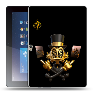 Силиконовый чехол на Huawei MediaPad M2 10 с принтом Золотой скрудж макдак
