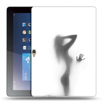 Силиконовый чехол на Huawei MediaPad M2 10 с принтом Силуэт
