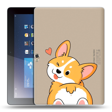 Силиконовый чехол на Huawei MediaPad M2 10 с принтом Корги