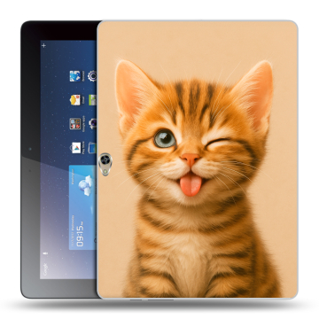 Силиконовый чехол на Huawei MediaPad M2 10 с принтом котенок Силиконовый чехол на Huawei MediaPad M2 10 с принтом котенок