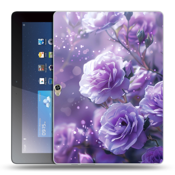 Силиконовый чехол на Huawei MediaPad M2 10 с принтом Розы цветы