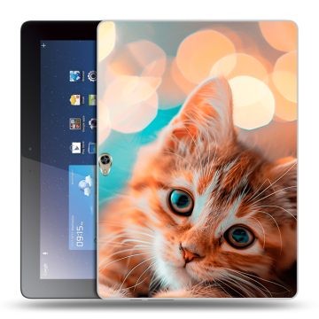 Силиконовый чехол на Huawei MediaPad M2 10 с принтом котик
