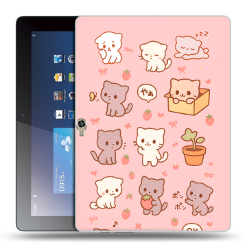 Силиконовый чехол на Huawei MediaPad M2 10 с принтом Hello Kitty Хелоу Кити