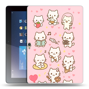 Силиконовый чехол на Huawei MediaPad M2 10 с принтом Hello Kitty Хелоу Кити Силиконовый чехол на Huawei MediaPad M2 10 с принтом Hello Kitty Хелоу Кити