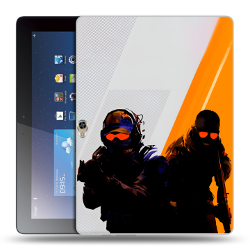 Силиконовый чехол на Huawei MediaPad M2 10 с принтом Контер страйк Counter strike