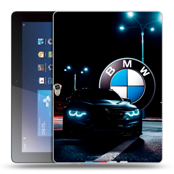 Силиконовый чехол на Huawei MediaPad M2 10 с принтом БМВ BMW