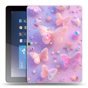 Силиконовый чехол на Huawei MediaPad M2 10 с принтом Бабочки