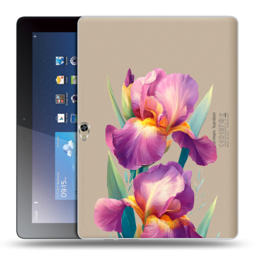 Силиконовый чехол на Huawei MediaPad M2 10 с принтом Цветы орхидеи