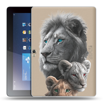 Силиконовый чехол на Huawei MediaPad M2 10 с принтом Львы