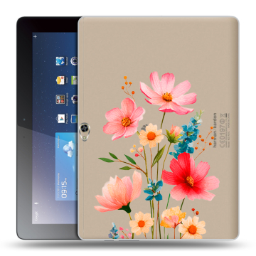 Силиконовый чехол на Huawei MediaPad M2 10 с принтом Цветы