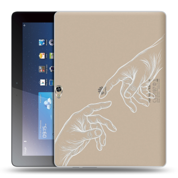 Силиконовый чехол на Huawei MediaPad M2 10 с принтом Сотворение мира