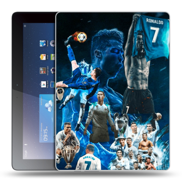 Силиконовый чехол на Huawei MediaPad M2 10 с принтом Реал Роналдо