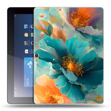 Силиконовый чехол на Huawei MediaPad M2 10 с принтом Цветы