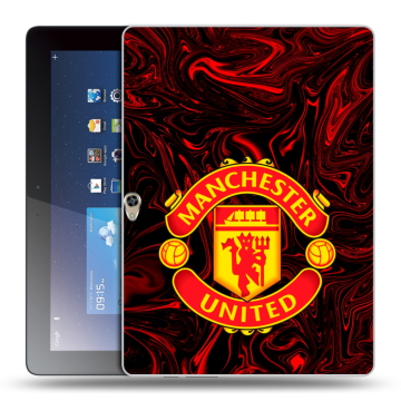 Силиконовый чехол на Huawei MediaPad M2 10 с принтом Manchester United