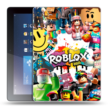 Силиконовый чехол на Huawei MediaPad M2 10 с принтом Roblox Роблокс
