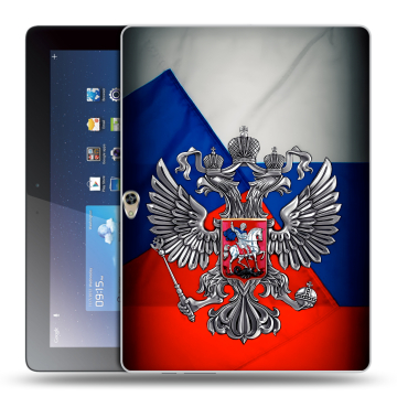 Силиконовый чехол на Huawei MediaPad M2 10 с принтом Флаг России Силиконовый чехол на Huawei MediaPad M2 10 с принтом Флаг России